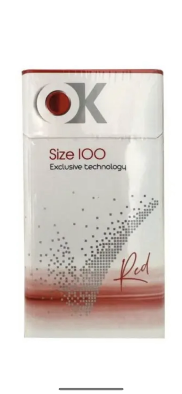 Сигареты OK ks Red 100 mm (ОК КС Красный)