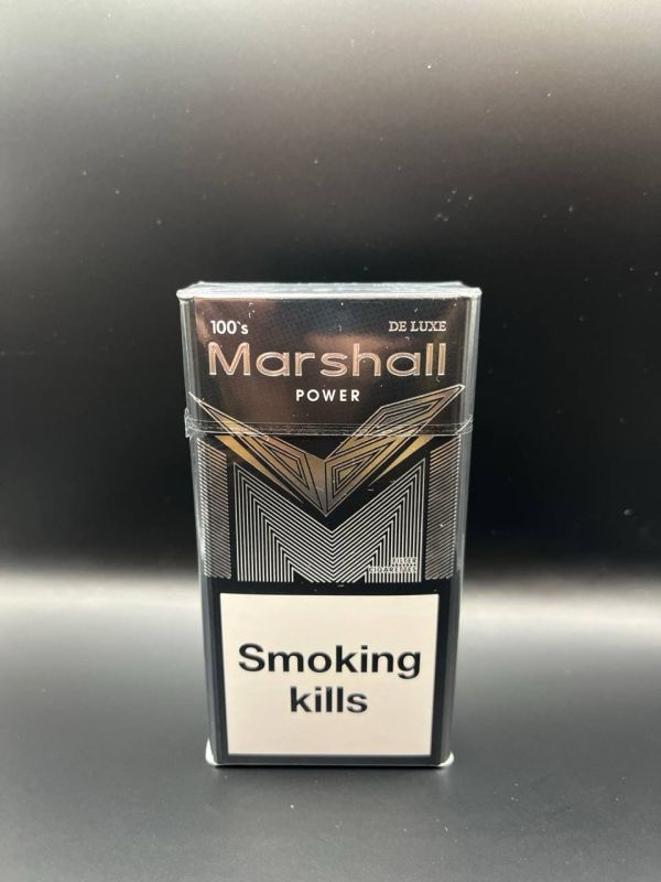 Сигареты Marshall KS Black 100mm (Маршал КС черный 100мм)